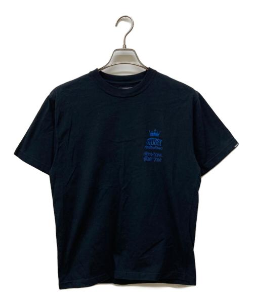 stussy（ステューシー）stussy (ステューシー) NEIGHBORHOOD (ネイバーフッド) プリントTシャツ ブラック サイズ:FREEの古着・服飾アイテム