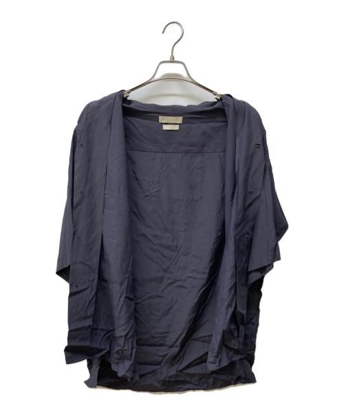 YOKE（ヨーク）YOKE (ヨーク) HALF SLEEVES BIG FLAP SHIRT グレー サイズ:2の古着・服飾アイテム