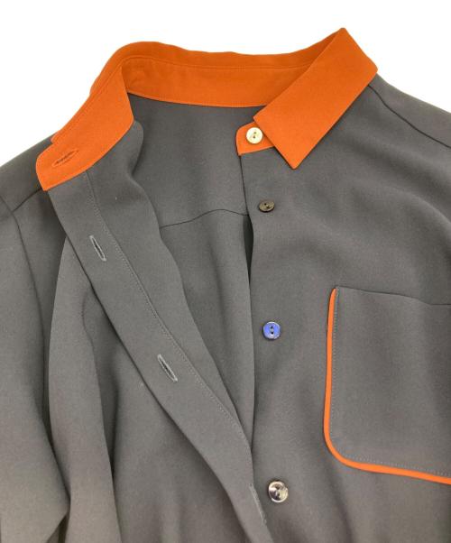 GRACE CLASS（グレースクラス）GRACE CLASS (グレースクラス) シャツワンピース ネイビー×オレンジ サイズ:38の古着・服飾アイテム