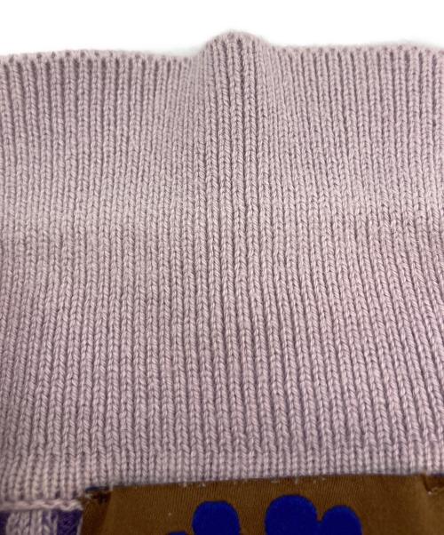 Heaven by Marc Jacobs（ヘブンバイマークジェイコブス）Heaven by Marc Jacobs (ヘブンバイマークジェイコブス) テディタイニーリブカーディガン パープル サイズ:Sの古着・服飾アイテム