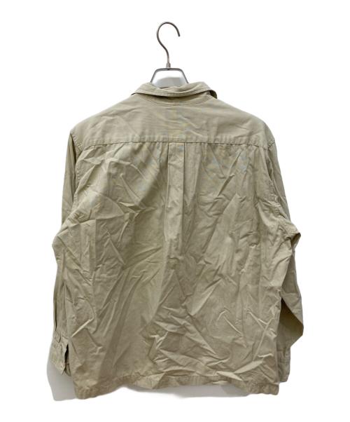 stussy（ステューシー）stussy (ステューシー) L/Sワークシャツ ベージュ サイズ:Lの古着・服飾アイテム