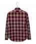 N.HOOLYWOOD (エヌ ハリウッド) チェックシャツ レッド×ネイビー サイズ:38：5000円