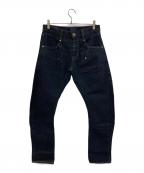 MARITHE+FRANCOIS GIRBAUDマリテフランソワジルボー）の古着「カーブデニムパンツ」｜ブラック