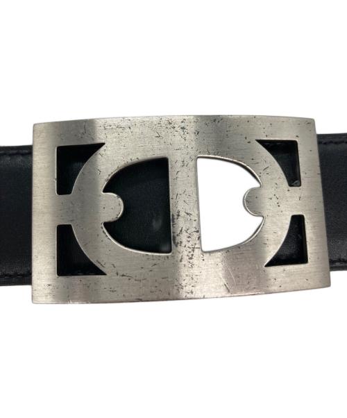 HERMES（エルメス）HERMES (エルメス) シェーヌダンクル スクエアバックル ベルト ブルーの古着・服飾アイテム