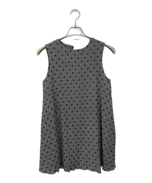 LINKABLE（リンカブル）linkable (リンカブル) ノースリーブブラウス グレー サイズ:表記なしの古着・服飾アイテム