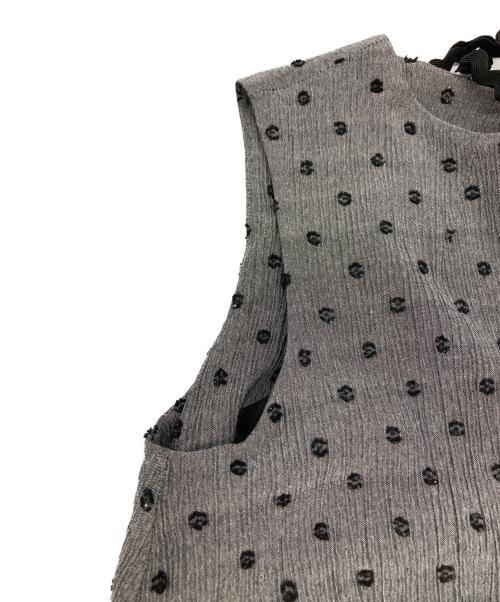 LINKABLE（リンカブル）linkable (リンカブル) ノースリーブブラウス グレー サイズ:表記なしの古着・服飾アイテム