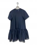 Gypsohilaジプソフィア）の古着「Sheer OnePiece」｜ネイビー