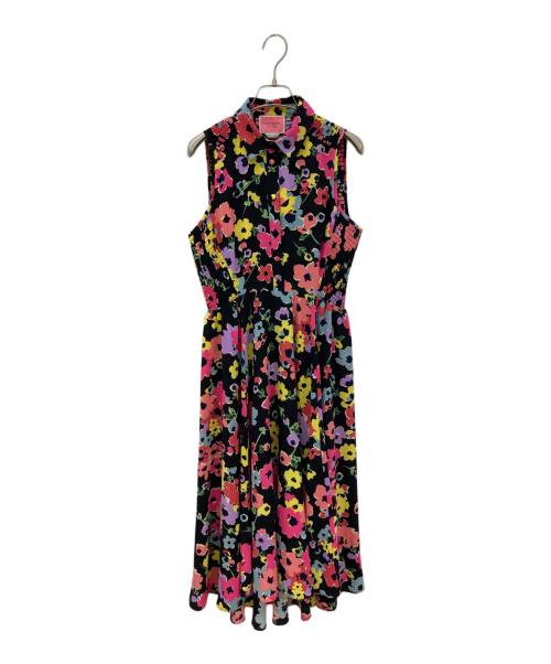 Kate Spade（ケイトスペード）Kate Spade (ケイトスペード) ノースリーブワンピース マルチカラー サイズ:4の古着・服飾アイテム