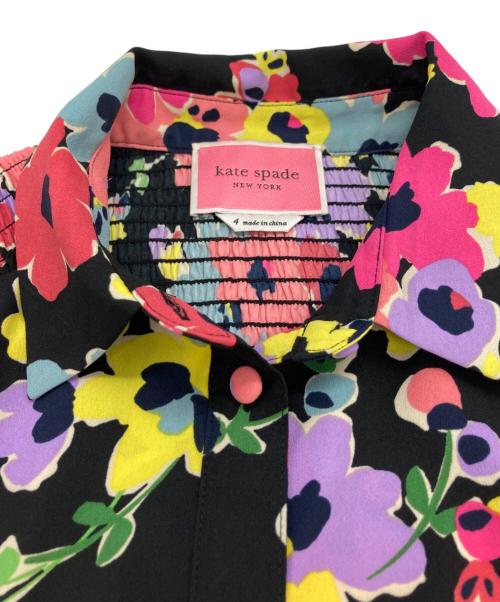 Kate Spade（ケイトスペード）Kate Spade (ケイトスペード) ノースリーブワンピース マルチカラー サイズ:4の古着・服飾アイテム