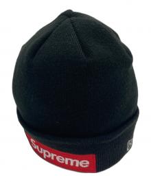 SUPREME×New Era（シュプリーム×ニューエラ）の古着「Supreme × New Era Box Logo Beanie」｜ブラック