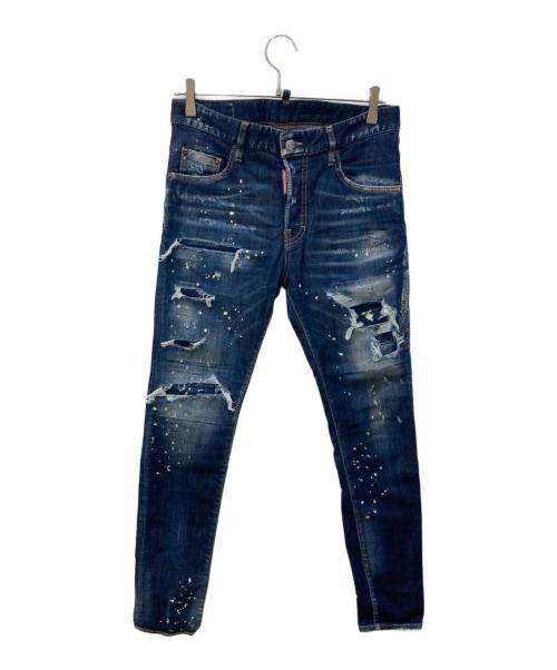 DSQUARED2（ディースクエアード）DSQUARED2 (ディースクエアード) Super Twinky Jean インディゴ サイズ:44の古着・服飾アイテム