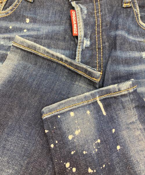 DSQUARED2（ディースクエアード）DSQUARED2 (ディースクエアード) Super Twinky Jean インディゴ サイズ:44の古着・服飾アイテム