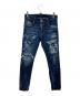 DSQUARED2（ディースクエアード）の古着「Super Twinky Jean」｜インディゴ