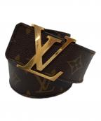 LOUIS VUITTONルイ ヴィトン）の古着「エレクトリック サンチュール・LV イニシアル」｜ブラウン