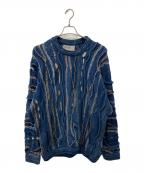 Coogiクージー）の古着「3Dニット」｜ブルー