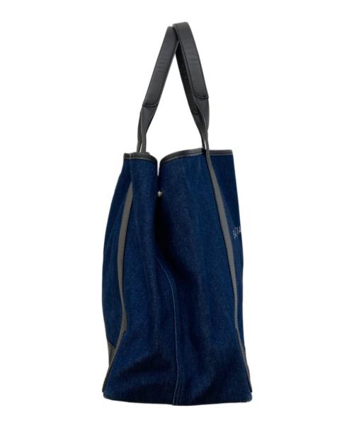 BALENCIAGA（バレンシアガ）BALENCIAGA (バレンシアガ) NAVY CABAS M/キャンバストートバッグ インディゴの古着・服飾アイテム