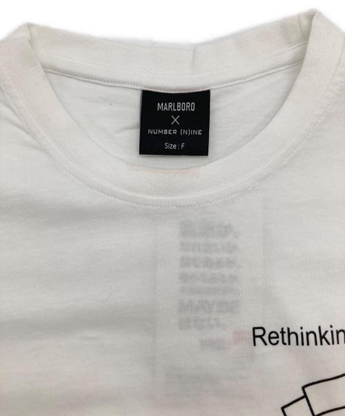 NUMBER (N)INE（ナンバーナイン）NUMBER (N)INE (ナンバーナイン) Marlboro (マルボロ) Tシャツ ホワイト サイズ:FREEの古着・服飾アイテム
