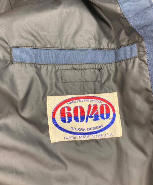 SIERRA DESIGNS（シエラデザインズ）SIERRA DESIGNS (シエラデザインズ) 60/40比翼コート ブルー サイズ:Lの古着・服飾アイテム