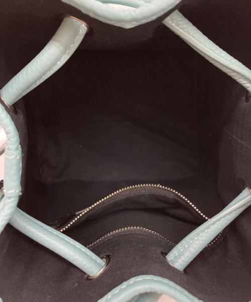 VASIC（ヴァジック）VASIC (ヴァジック) BOND MINI/巾着ショルダーバッグ スカイブルーの古着・服飾アイテム