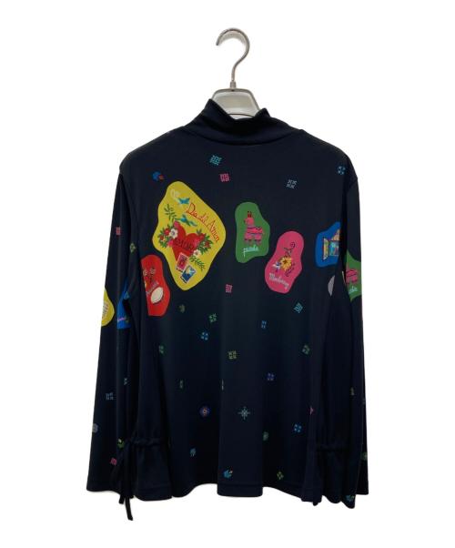 TOKUKO1erVOL（トクコプルミエヴォル）TOKUKO1erVOL (トクコプルミエヴォル) ギャザーハイネックカットソー ブラック サイズ:9の古着・服飾アイテム