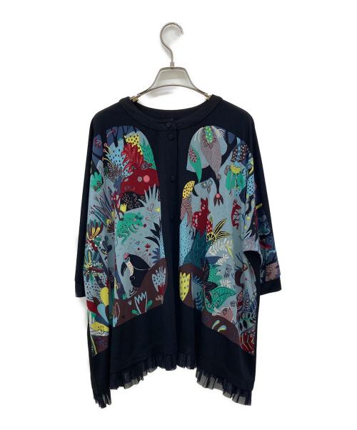 TOKUKO1erVOL（トクコプルミエヴォル）TOKUKO1erVOL (トクコプルミエヴォル) オーバーサイズシャツ ブラック サイズ:9の古着・服飾アイテム