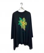 TOKUKO1erVOLトクコプルミエヴォル）の古着「変形カットソーワンピース」｜ブラック