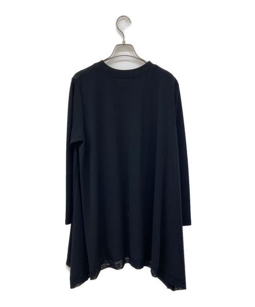 TOKUKO1erVOL（トクコプルミエヴォル）TOKUKO1erVOL (トクコプルミエヴォル) 変形カットソーワンピース ブラック サイズ:9の古着・服飾アイテム