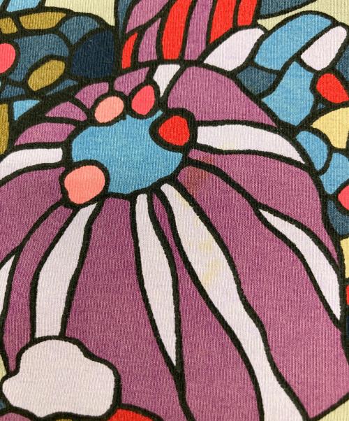 TOKUKO1erVOL（トクコプルミエヴォル）TOKUKO1erVOL (トクコプルミエヴォル) ノースリーブプリントワンピース グレー サイズ:9の古着・服飾アイテム