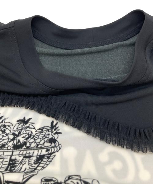 TOKUKO1erVOL（トクコプルミエヴォル）TOKUKO1erVOL (トクコプルミエヴォル) ギャザーノースリーブワンピース ブラック サイズ:9の古着・服飾アイテム