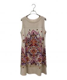 TOKUKO1erVOL（トクコプルミエヴォル）の古着「ノースリーブワンピース」｜ベージュ