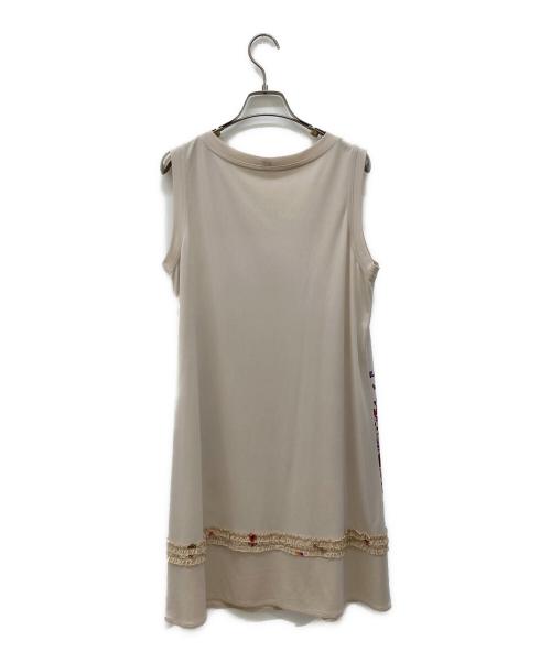 TOKUKO1erVOL（トクコプルミエヴォル）TOKUKO1erVOL (トクコプルミエヴォル) ノースリーブワンピース ベージュ サイズ:9の古着・服飾アイテム