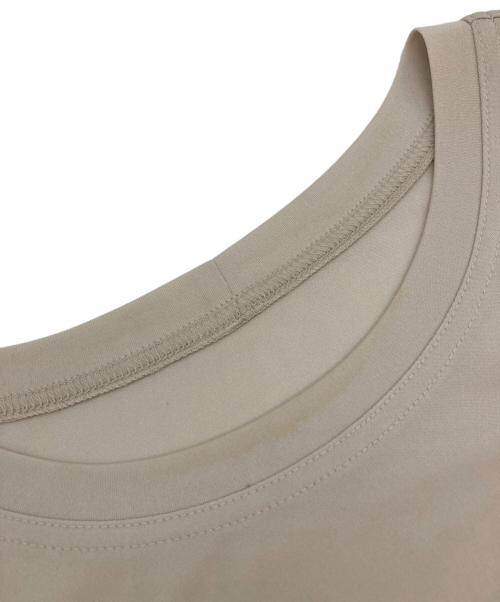 TOKUKO1erVOL（トクコプルミエヴォル）TOKUKO1erVOL (トクコプルミエヴォル) ノースリーブワンピース ベージュ サイズ:9の古着・服飾アイテム