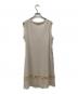 TOKUKO1erVOL (トクコプルミエヴォル) ノースリーブワンピース ベージュ サイズ:9：5000円