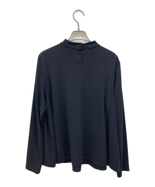 TOKUKO1erVOL（トクコプルミエヴォル）TOKUKO1erVOL (トクコプルミエヴォル) プリントジャージーカットソー ブラック サイズ:9の古着・服飾アイテム