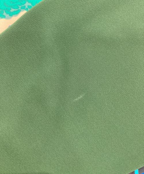 TOKUKO1erVOL（トクコプルミエヴォル）TOKUKO1erVOL (トクコプルミエヴォル) サイドベロアプリントジャージーシャツ グリーン サイズ:9の古着・服飾アイテム