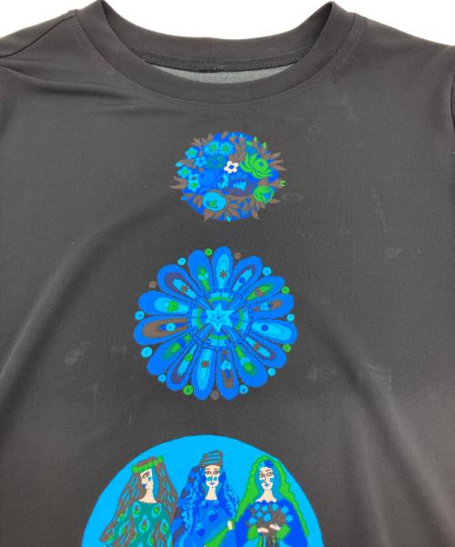 TOKUKO1erVOL（トクコプルミエヴォル）TOKUKO1erVOL (トクコプルミエヴォル) フリルジャージーカットソー ブラック サイズ:9の古着・服飾アイテム