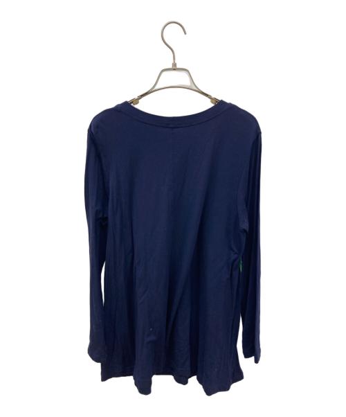 TOKUKO1erVOL（トクコプルミエヴォル）TOKUKO1erVOL (トクコプルミエヴォル) トランププリントジャージーカットソー ネイビー サイズ:9の古着・服飾アイテム