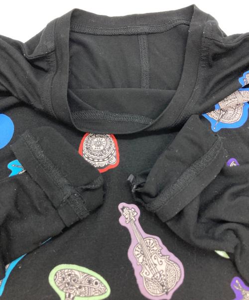 TOKUKO1erVOL（トクコプルミエヴォル）TOKUKO1erVOL (トクコプルミエヴォル) 楽器プリントカットソー ブラック サイズ:9の古着・服飾アイテム