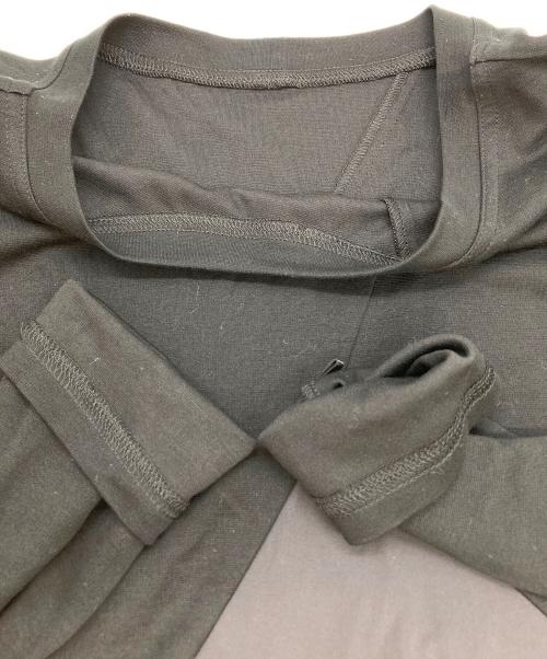 TOKUKO1erVOL（トクコプルミエヴォル）TOKUKO1erVOL (トクコプルミエヴォル) 切替ワンピース ブラック サイズ:9の古着・服飾アイテム