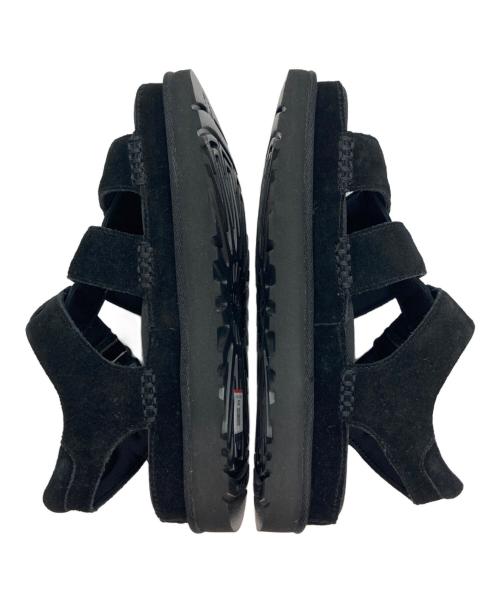 UGG（アグ）UGG (アグ) スウェードプラットフォームサンダル ブラック サイズ:25㎝の古着・服飾アイテム