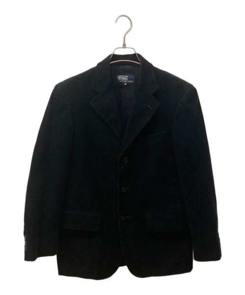 POLO RALPH LAUREN（ポロ・ラルフローレン）POLO RALPH LAUREN (ポロ・ラルフローレン) 3Bコーデュロイテーラードジャケット ブラック サイズ:Sの古着・服飾アイテム