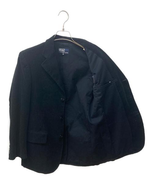 POLO RALPH LAUREN（ポロ・ラルフローレン）POLO RALPH LAUREN (ポロ・ラルフローレン) 3Bコーデュロイテーラードジャケット ブラック サイズ:Sの古着・服飾アイテム