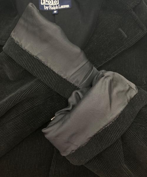 POLO RALPH LAUREN（ポロ・ラルフローレン）POLO RALPH LAUREN (ポロ・ラルフローレン) 3Bコーデュロイテーラードジャケット ブラック サイズ:Sの古着・服飾アイテム