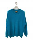 Eddie Bauerエディーバウアー）の古着「オーバーサイズコットンニット」｜ブルー
