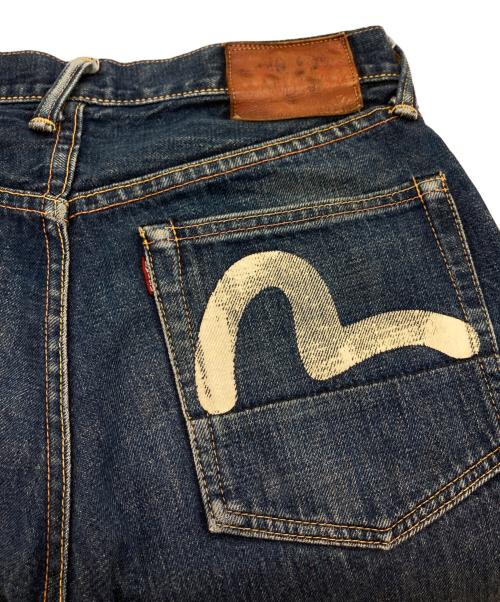 EVISU（エヴィス）EVISU (エヴィス) カモメペイントデニムパンツ インディゴ サイズ:29の古着・服飾アイテム