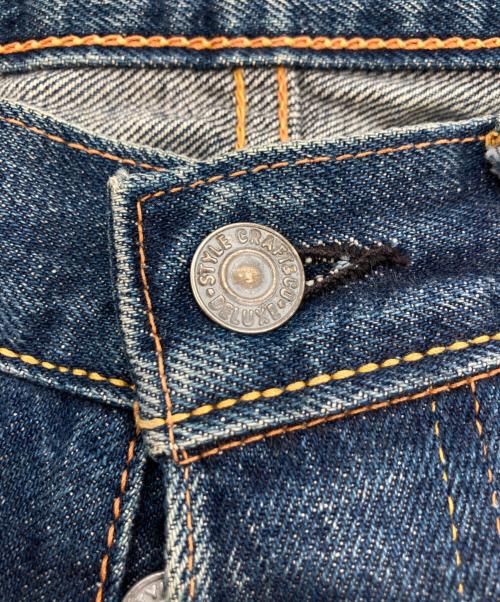 EVISU（エヴィス）EVISU (エヴィス) カモメペイントデニムパンツ インディゴ サイズ:29の古着・服飾アイテム