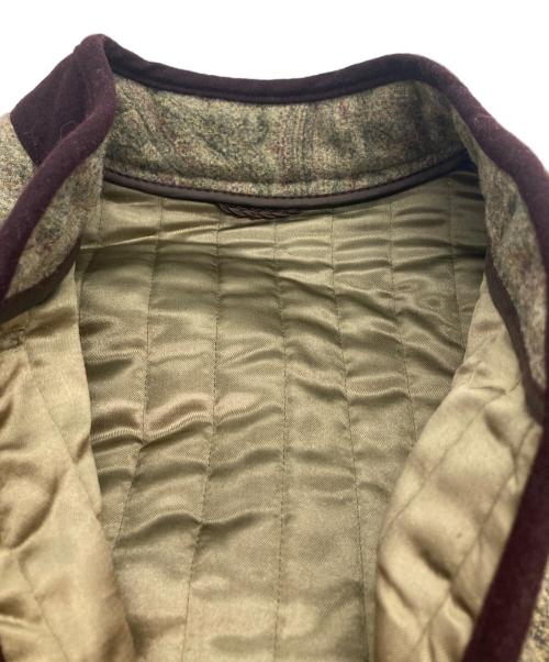 SALCO（サルコ）SALCO (サルコ) ペイズリー柄キルティングコート グリーン サイズ:8の古着・服飾アイテム