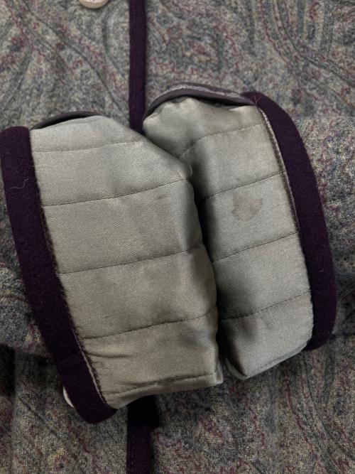 SALCO（サルコ）SALCO (サルコ) ペイズリー柄キルティングコート グリーン サイズ:8の古着・服飾アイテム