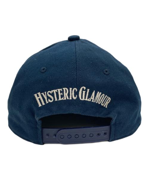 Hysteric Glamour（ヒステリックグラマー）Hysteric Glamour (ヒステリックグラマー) HYS WHISKY刺繍キャップ ネイビー サイズ:FREEの古着・服飾アイテム