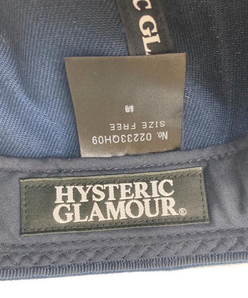 Hysteric Glamour（ヒステリックグラマー）Hysteric Glamour (ヒステリックグラマー) HYS WHISKY刺繍キャップ ネイビー サイズ:FREEの古着・服飾アイテム